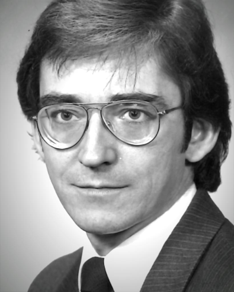 Studio portrait of Daniel L. Fiedler, the second-generation broker.