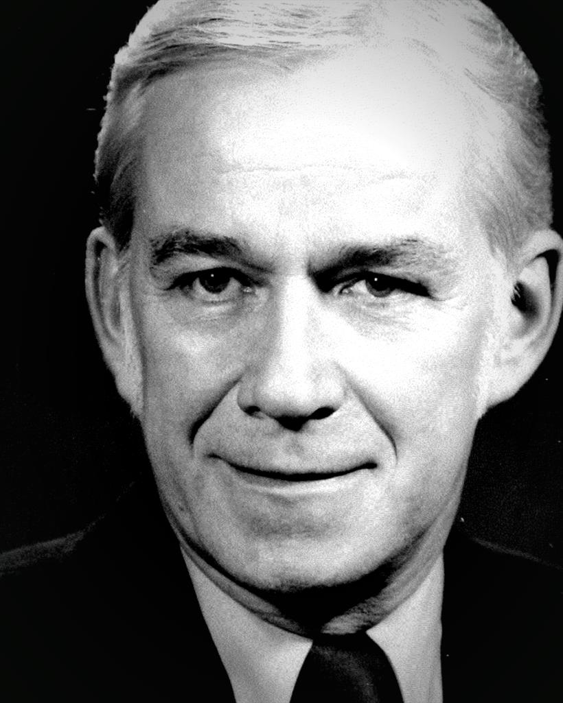 Studio portrait of Leonard M. Fiedler, founder of Fiedler Real Estate.
